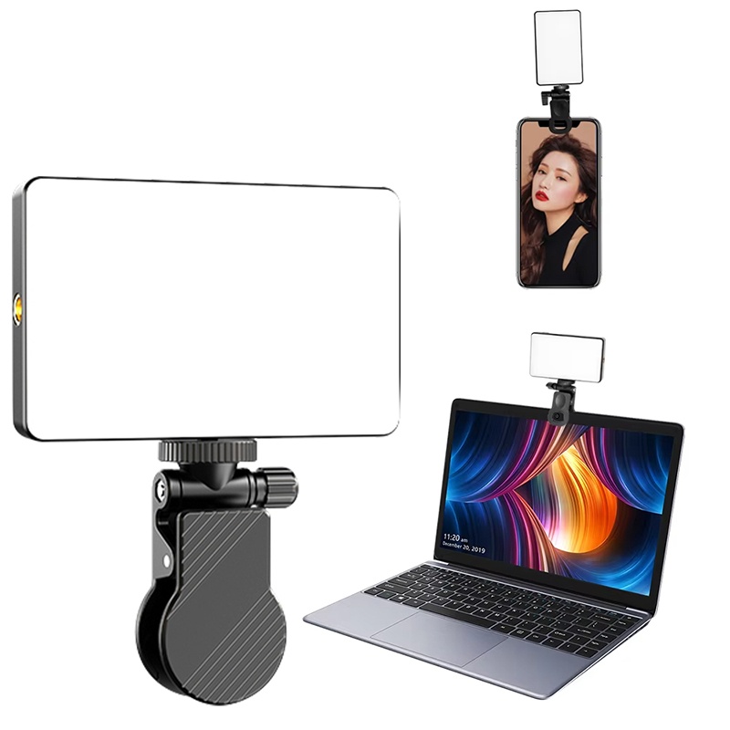 Laptop Accessories Light - Lampu Selfie Mini Portabel LED dengan