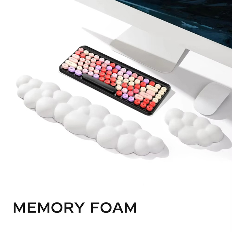 Wrist Rest Gel - Bantalan Pergelangan Tangan Keyboard Cloud Ergonomis,