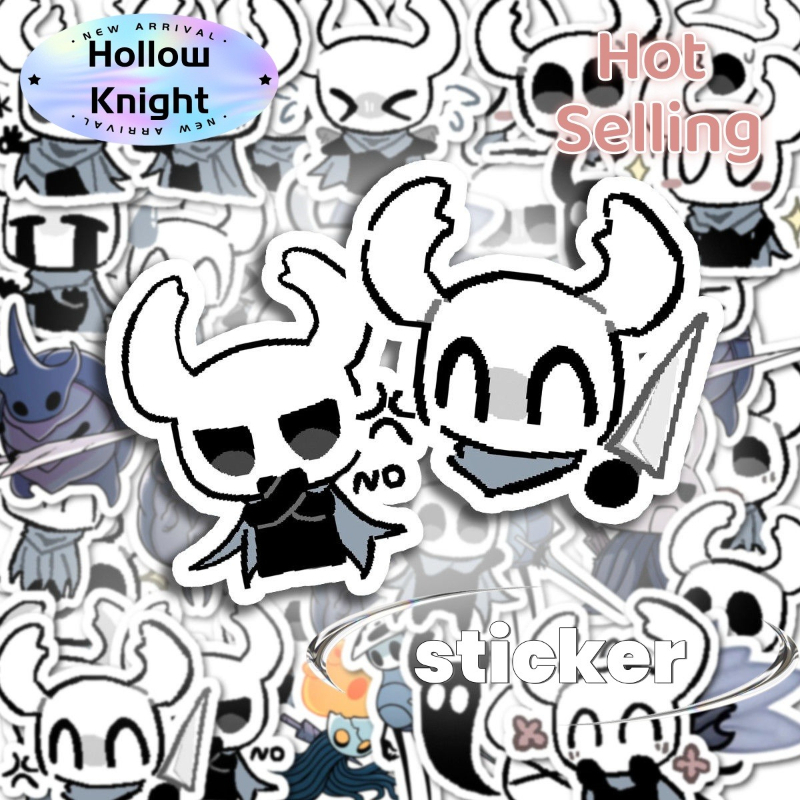 Laptop Accessories You Must Have - Buku Catatan Stiker Chibi Hollow Knight