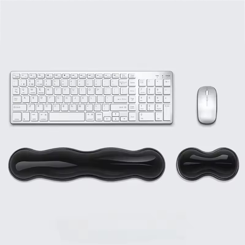 Wrist Rest Gel - Alas Mouse Transparan dan Penyangga Pergelangan