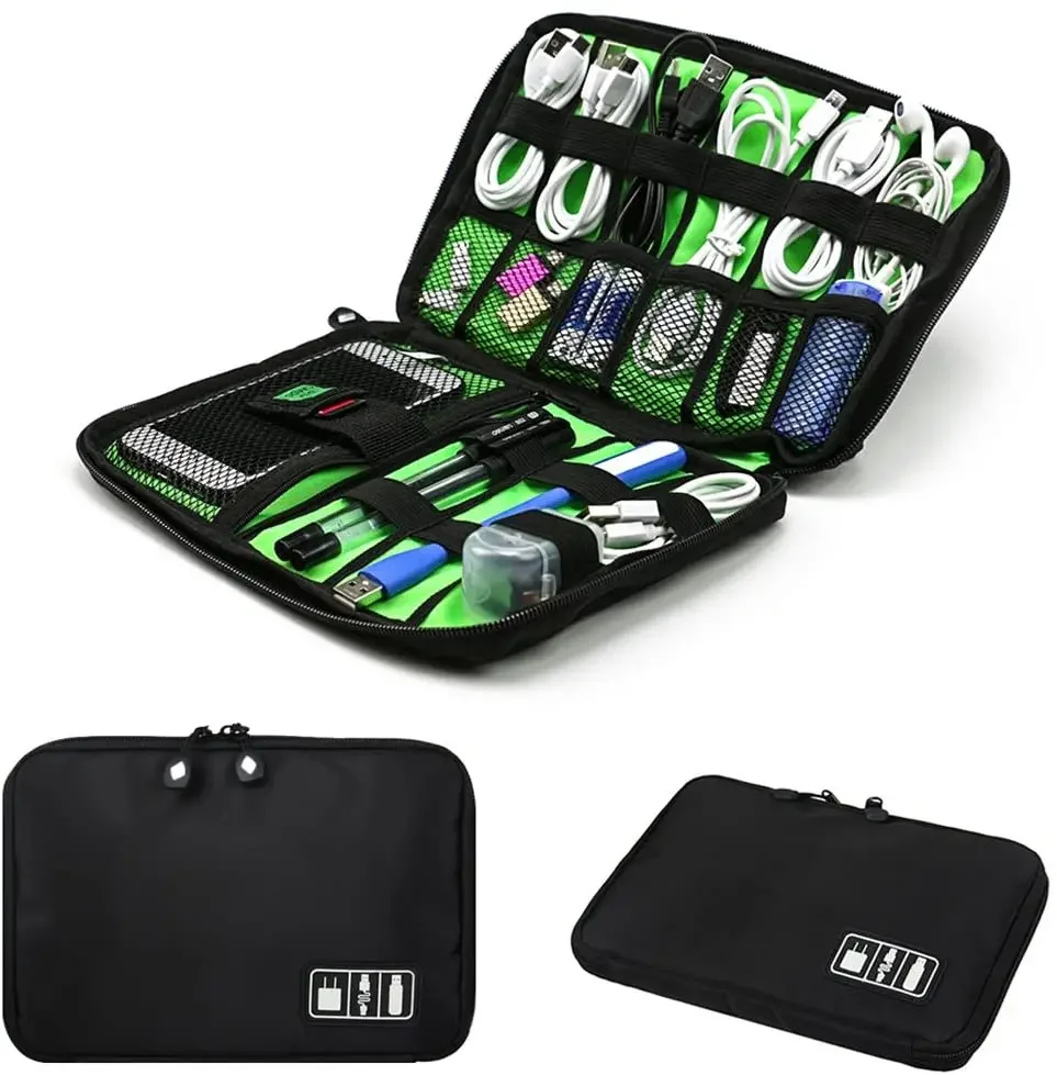 Cable Management Bag - Tas Penyimpanan Pengatur Kabel Sistem Kit