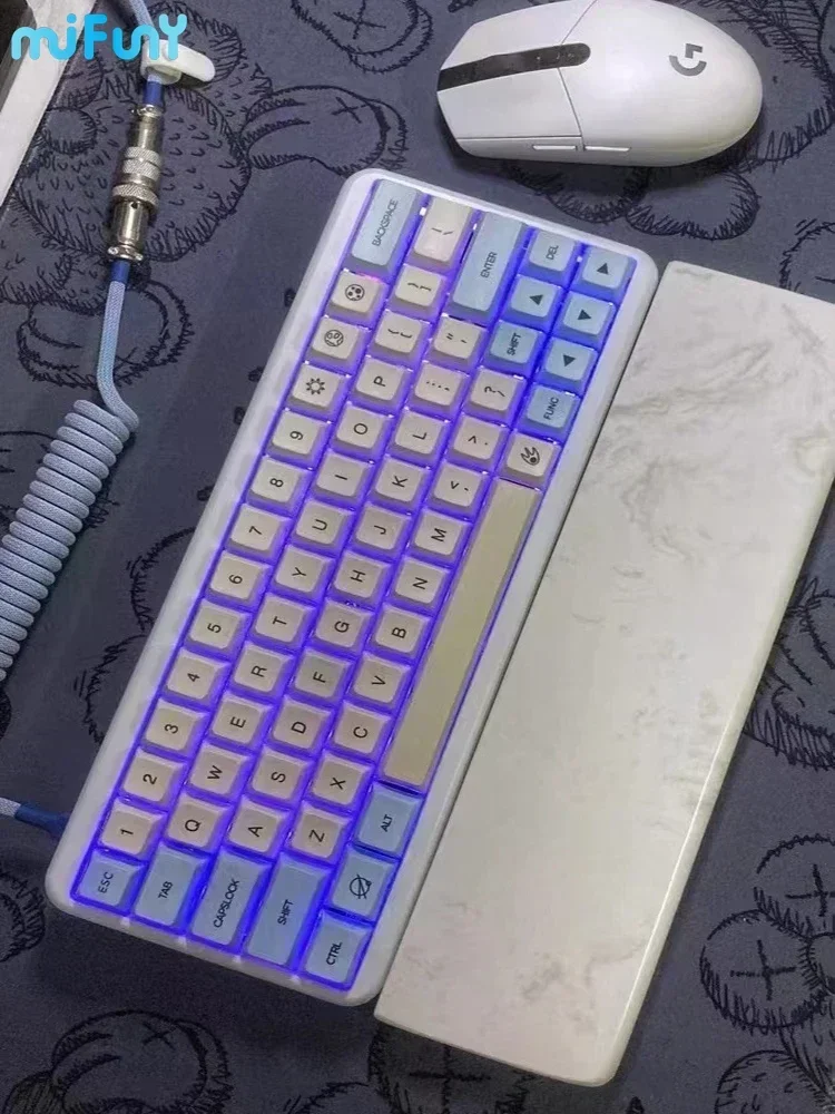 Wrist Rest Gel - Sandaran tangan Keyboard marmer nyaman, sandaran