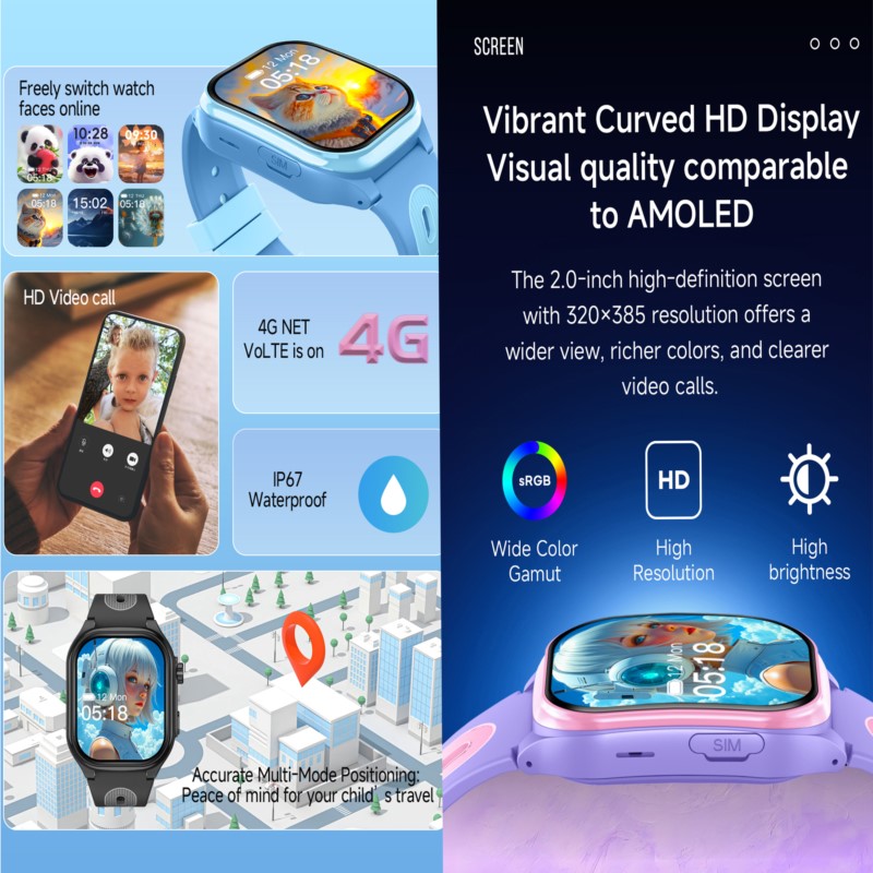 Jam Tangan Pintar Anak 4G deng - Wrist Rest Gel ulasan dan harga