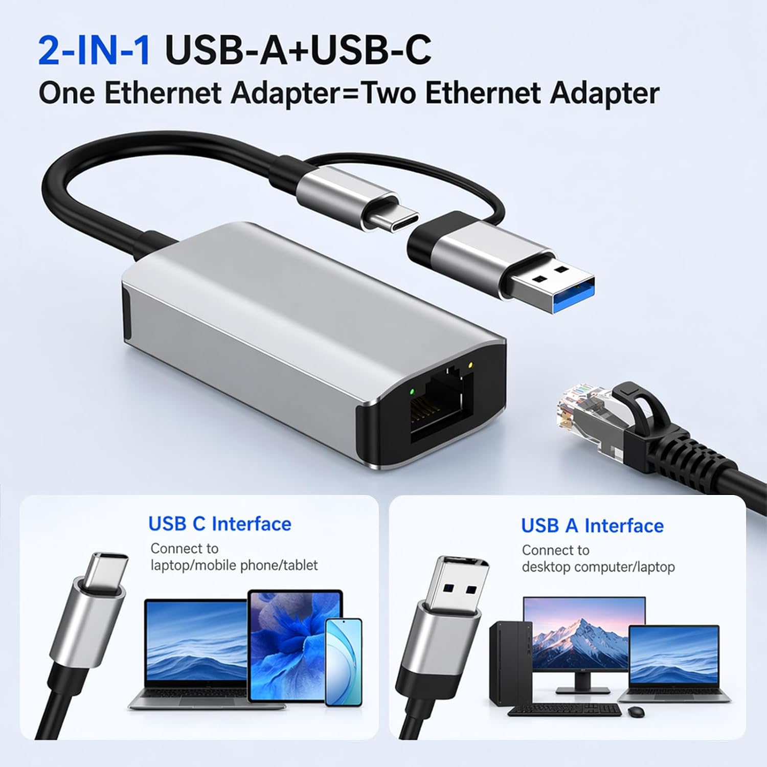 Adaptor LAN Ethernet RJ45 USB  - Laptop Accessories Price ulasan dan harga