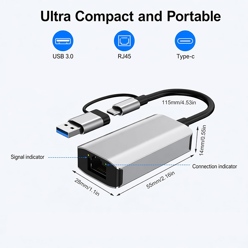 Adaptor LAN Ethernet RJ45 USB  - Laptop Accessories Price ulasan dan harga