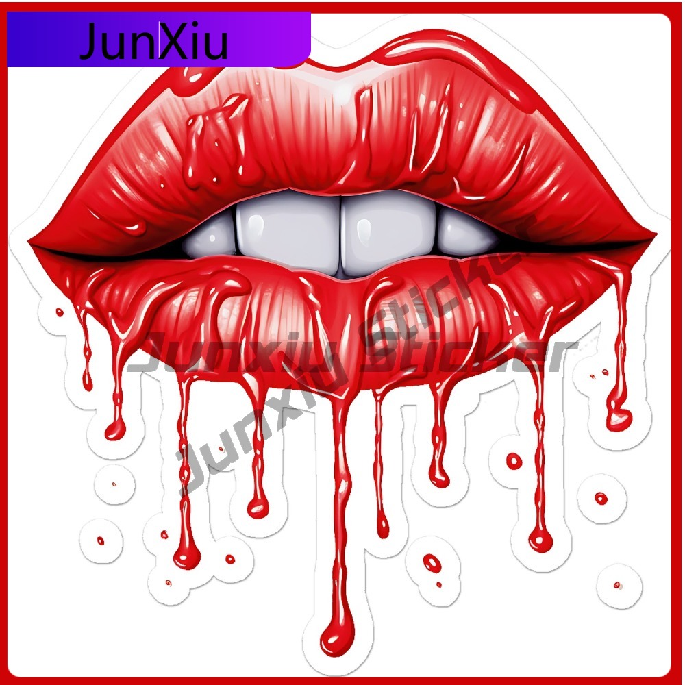 Dripping Red Lips New Must Hav - Laptop Accessories You Must Have ulasan dan harga