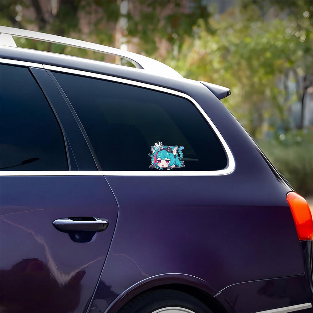 Stiker Mobil Gadis Anime Never - Laptop Accessories Light ulasan dan harga