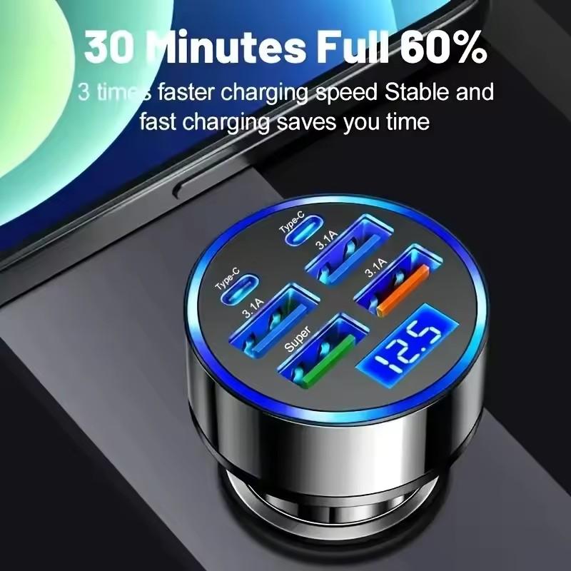 Pengisi Daya Mobil PD 300W 6 P - Usb C Power Adapter ulasan dan harga