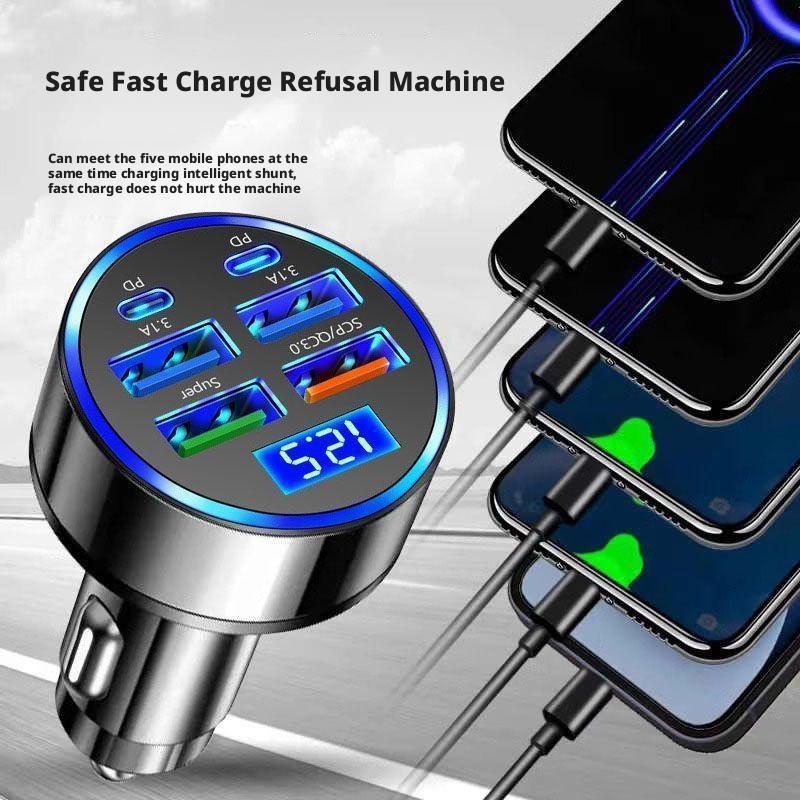Pengisi Daya Mobil PD 300W 6 P - Usb C Power Adapter ulasan dan harga