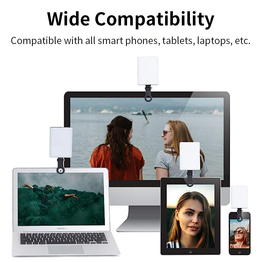Lampu Selfie Mini Portabel LED - Laptop Accessories Light ulasan dan harga
