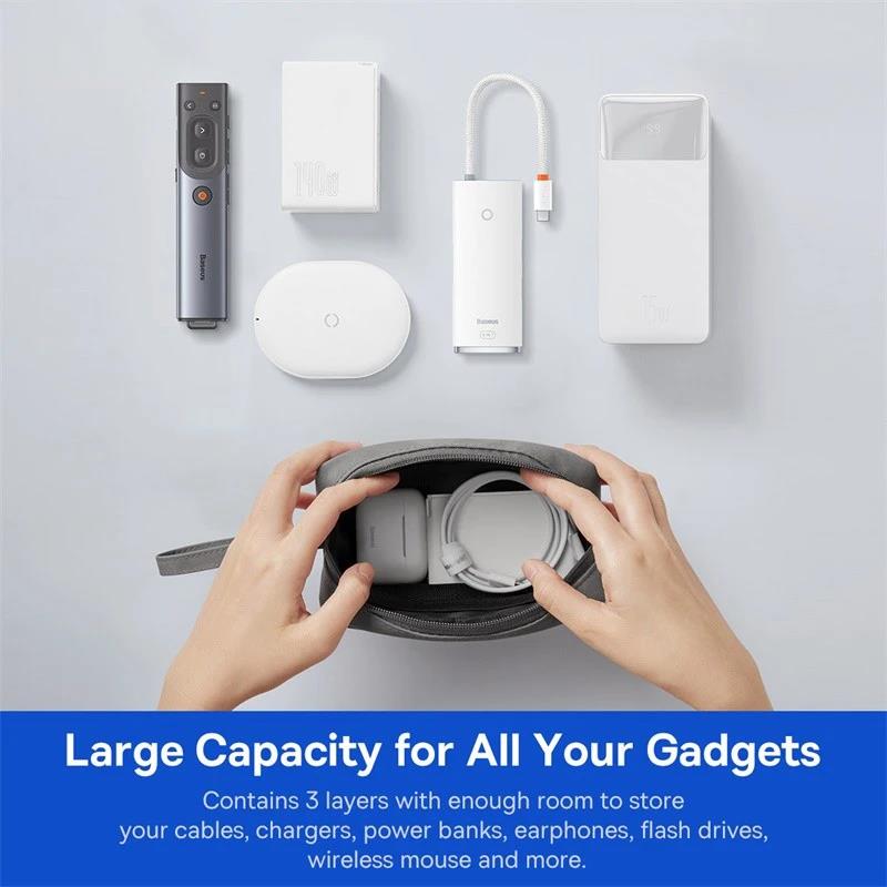 Tas Earphone Portabel Tahan Ai - Cable Management Bag ulasan dan harga