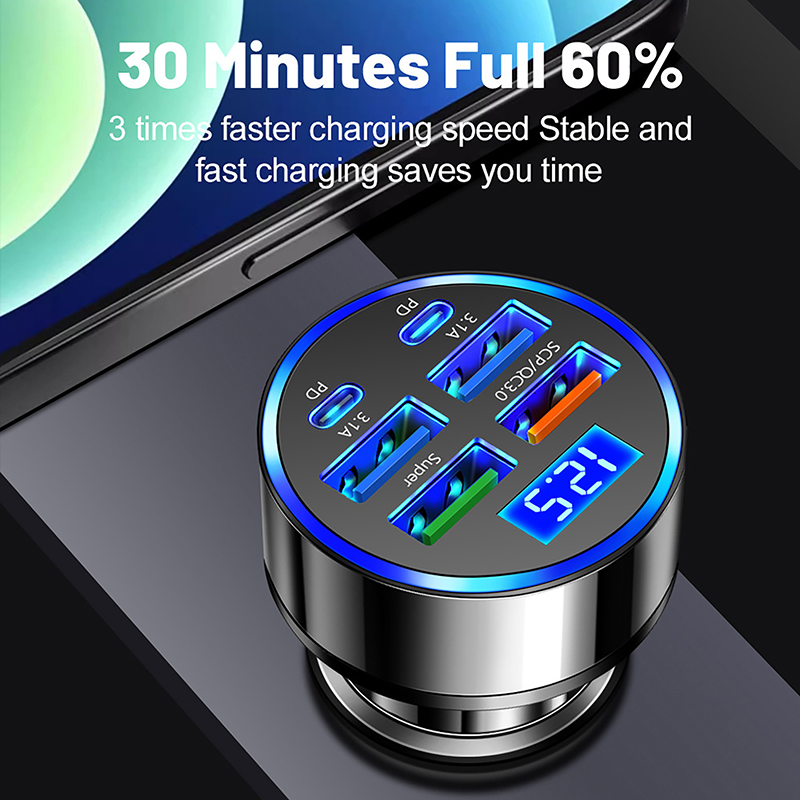 Pengisi daya mobil USB Type-C  - Usb C Power Adapter ulasan dan harga