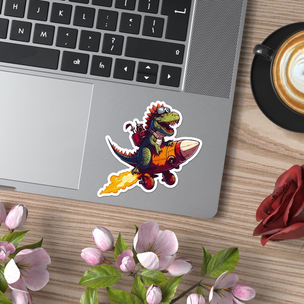 Dinosaurus Di Atas Roket Unik  - Laptop Accessories You Must Have ulasan dan harga