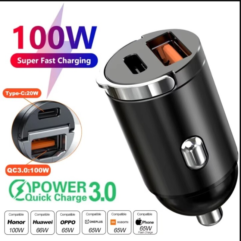 Mini 100W PD QC Pull Ring Peng - Usb C Power Adapter ulasan dan harga
