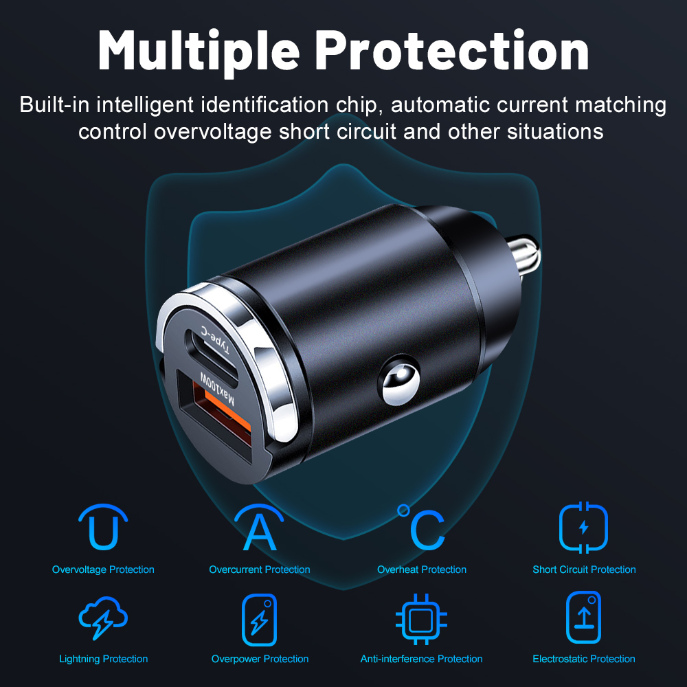 Mini 100W PD QC Pull Ring Peng - Usb C Power Adapter ulasan dan harga