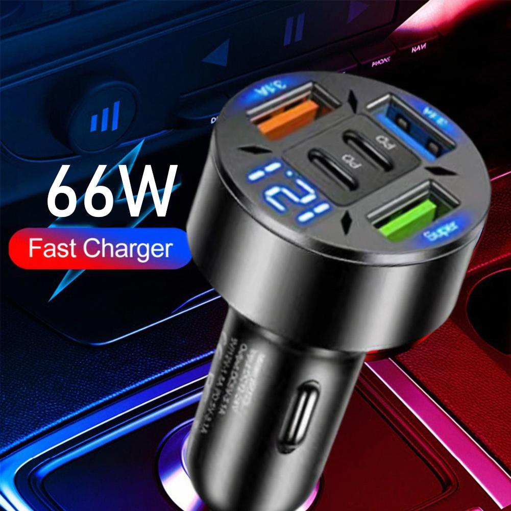Pengisi Daya Mobil 5 Port untu - Usb C Power Adapter ulasan dan harga