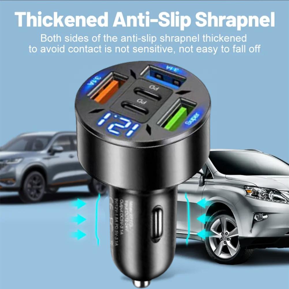 Pengisi Daya Mobil 5 Port untu - Usb C Power Adapter ulasan dan harga