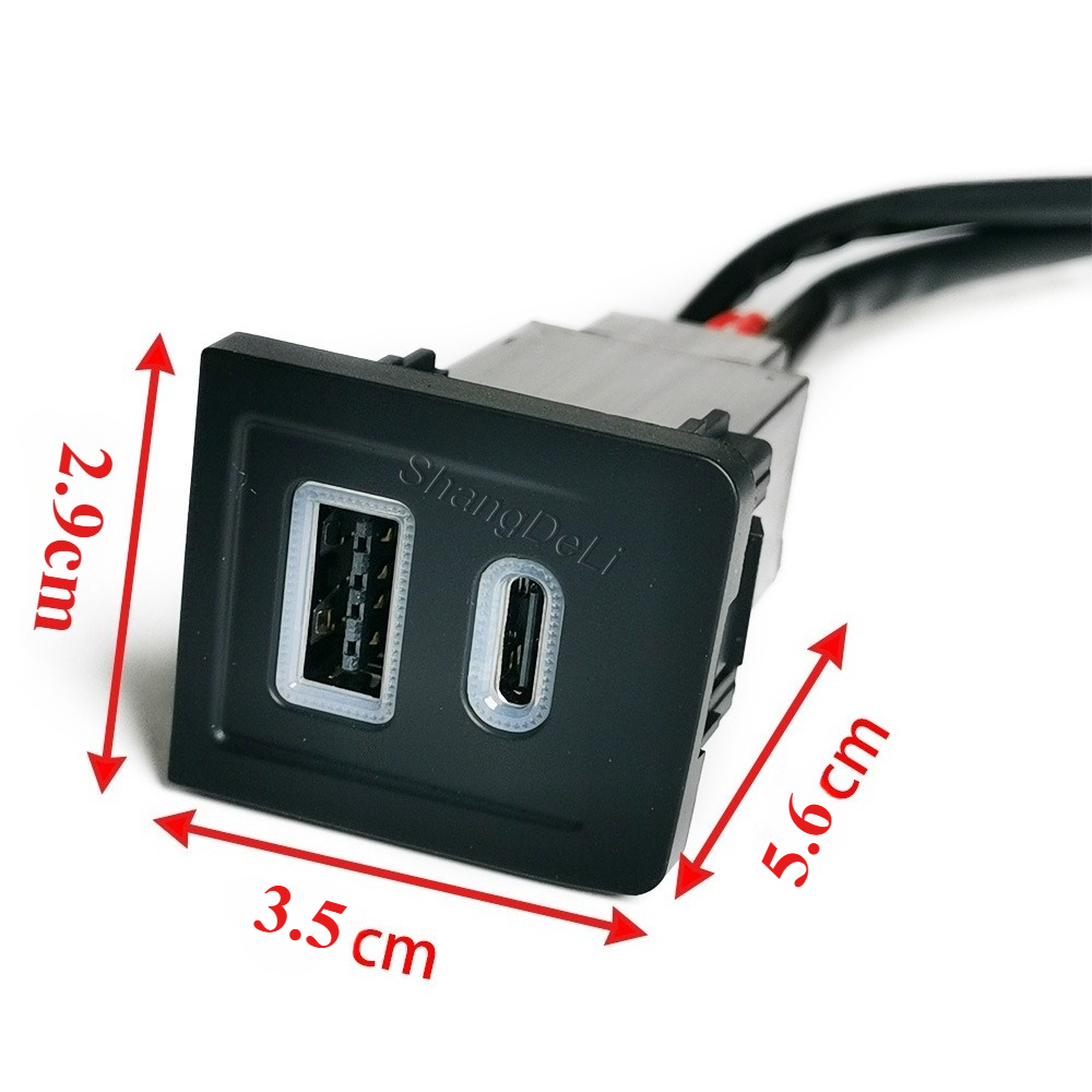 Soket Pengisi Daya Ganda Mobil - Usb C Power Adapter ulasan dan harga