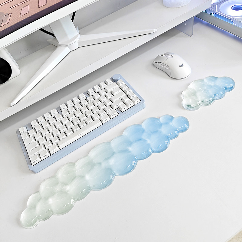 Alas Mouse dengan Penyangga Pe - Wrist Rest Gel ulasan dan harga