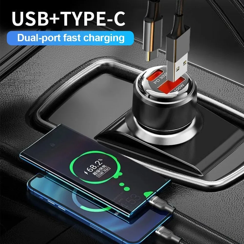 Total 130W USB Car Charger Ada - Usb C Power Adapter ulasan dan harga