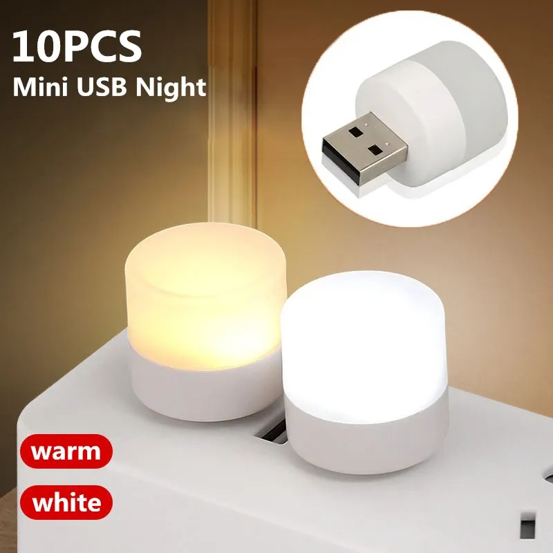 Lampu Malam Mini USB Putih Han - Laptop Accessories Light ulasan dan harga