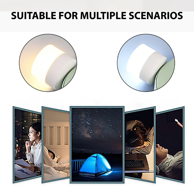 Lampu Malam Mini USB Putih Han - Laptop Accessories Light ulasan dan harga