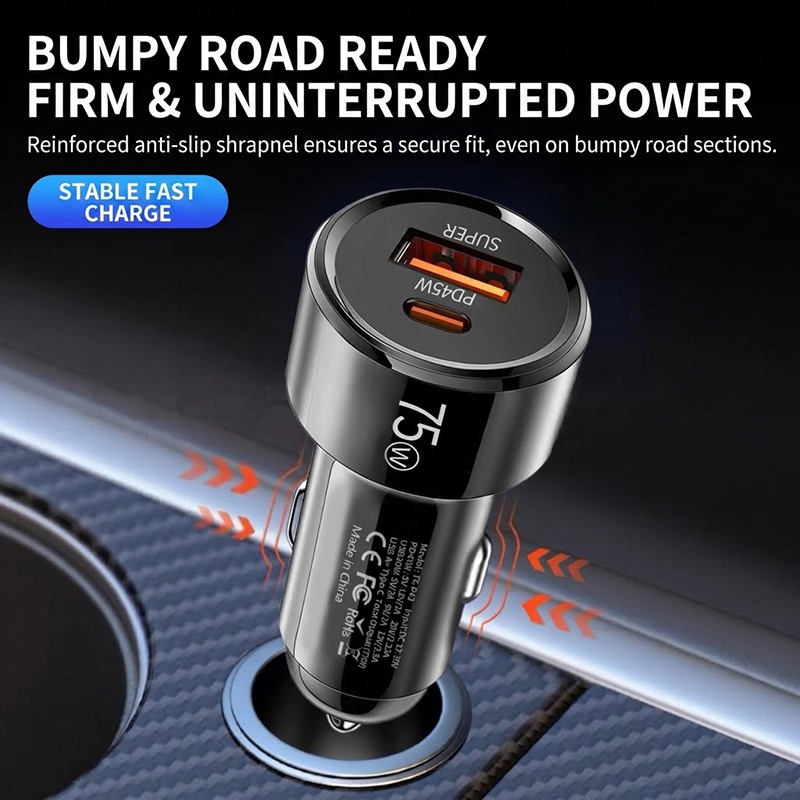 Pengisi Daya Mobil Dual Port 7 - Usb C Power Adapter ulasan dan harga