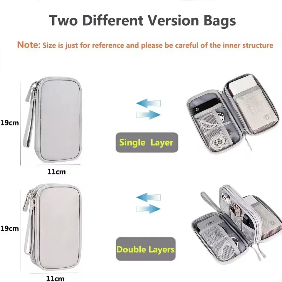 Tas Kabel Perjalanan, Kantong  - Cable Management Bag ulasan dan harga
