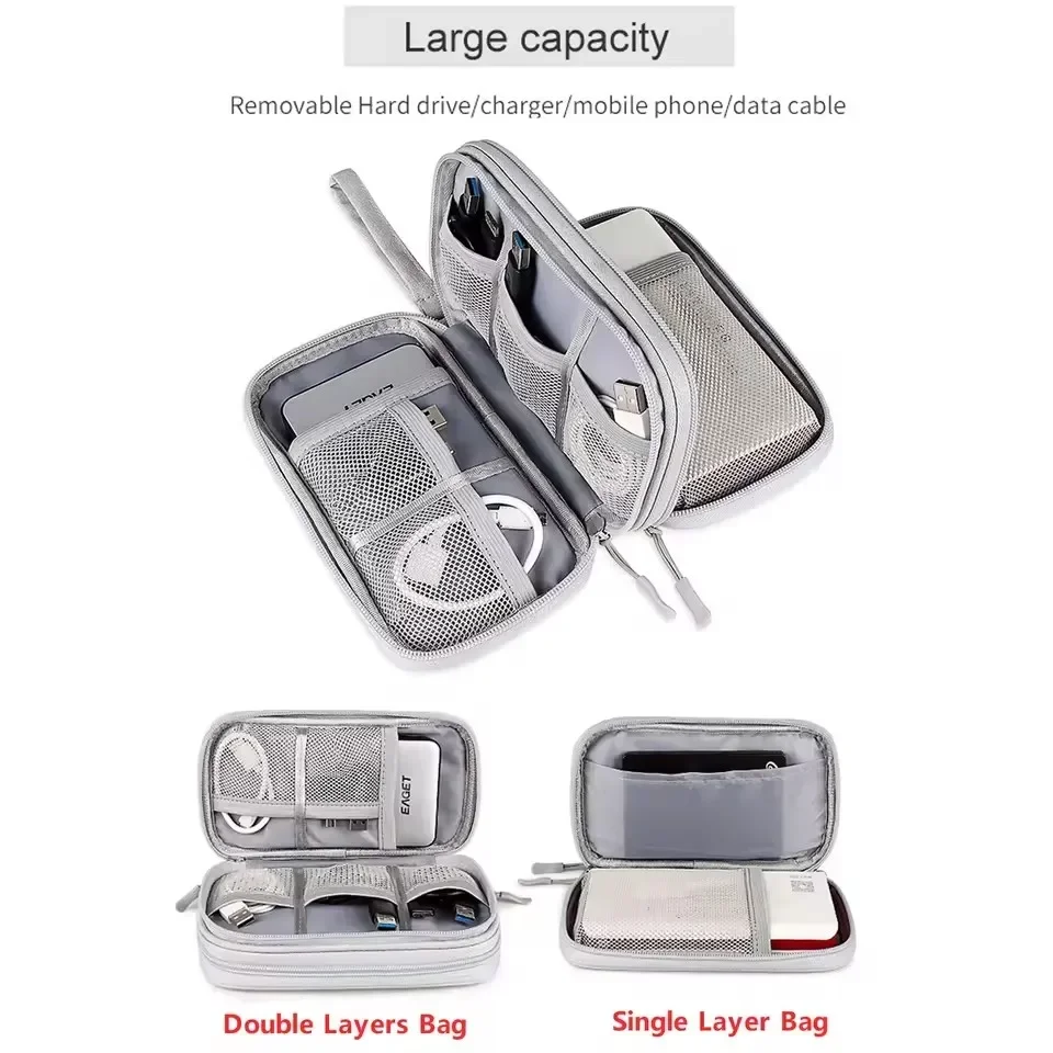 Tas Kabel Perjalanan, Kantong  - Cable Management Bag ulasan dan harga