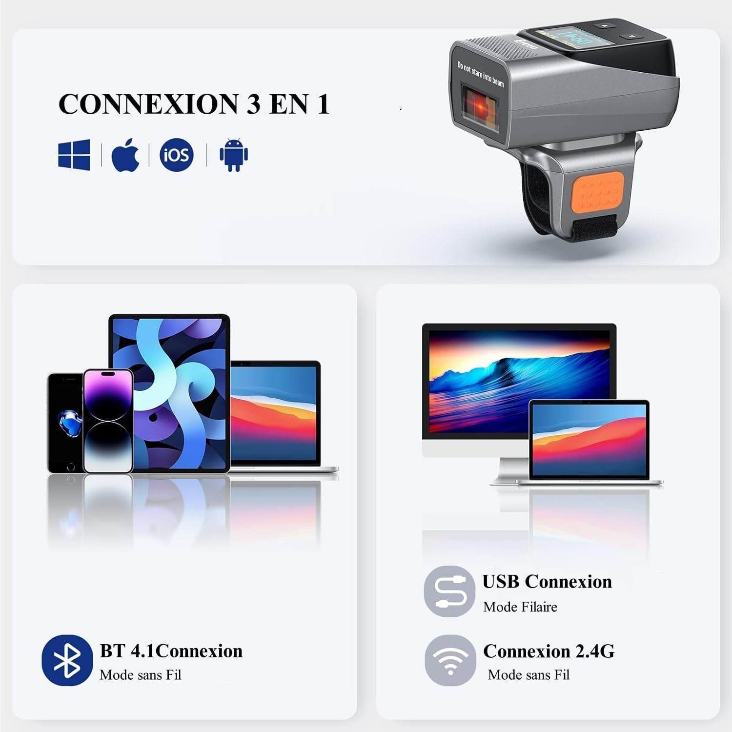 Eyoyo Pemindai Barcode 1D yang - Fingerprint Reader Usb ulasan dan harga
