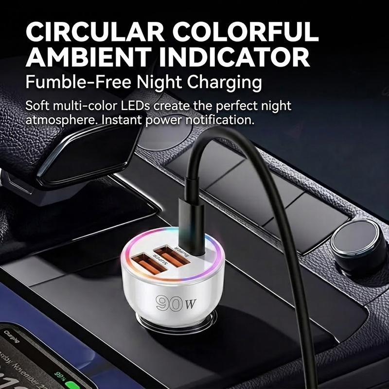Adaptor Charger Mobil 90W deng - Usb C Power Adapter ulasan dan harga