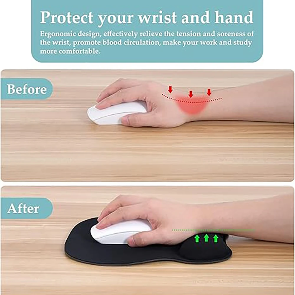 Alas Mouse dengan Penyangga Pe - Wrist Rest Gel ulasan dan harga