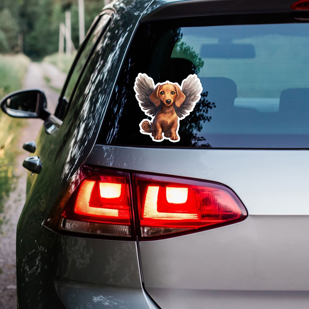 Dachshund Angel Vinyl Baru Waj - Laptop Accessories You Must Have ulasan dan harga