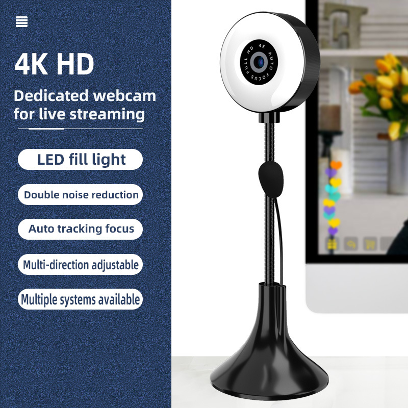 Kamera PC 4k USB 4MP, kamera k - Laptop Accessories Youtube ulasan dan harga